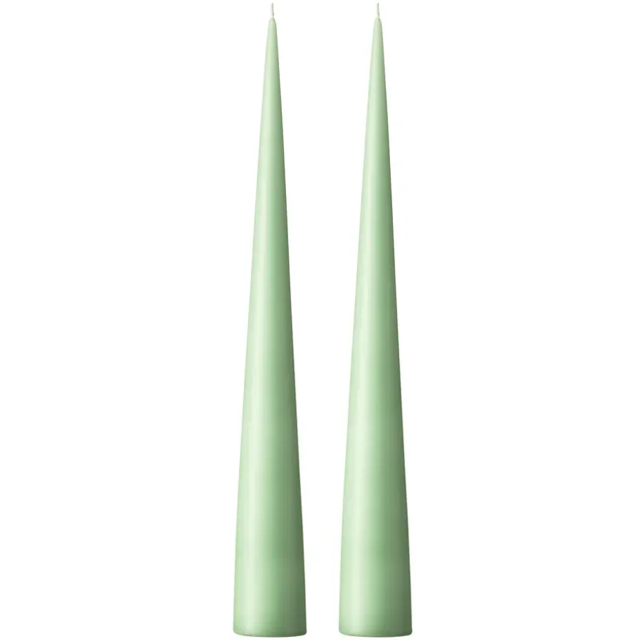 Bougie cônique ester & erik 37 cm Lot de 2 mat, Eucalyptus 66