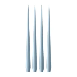Bougie ester & erik Lot de 4 mat, Dusty blue 83, 32 cm