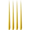 Bougie ester & erik Lot de 4 mat, Lemon drop 15, 32 cm