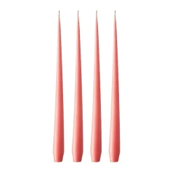 Bougie ester & erik Lot de 4 mat, Coral reef 26, 32 cm