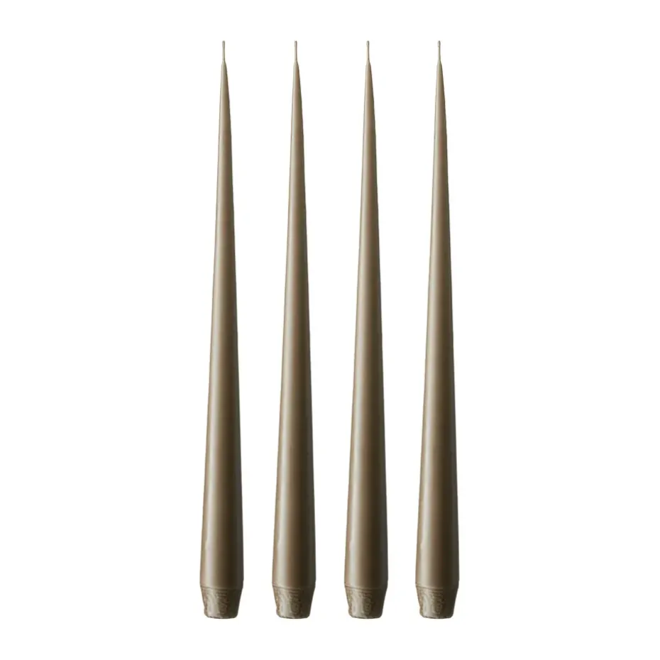 Bougie ester & erik Lot de 4 mat, Caviar 77, 32 cm