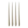 Bougie ester & erik Lot de 4 laquée, linen grey, 42 cm