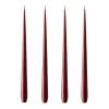 Bougie ester & erik Lot de 4 mat, Wine, 32 cm