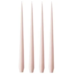Bougie ester & erik Lot de 4 mat, Rosewater 51, 32 cm