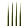 Bougie ester & erik Lot de 4 mat, olive glow, 42 cm