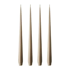 Bougie ester & erik Lot de 4 mat, nougat note, 32 cm