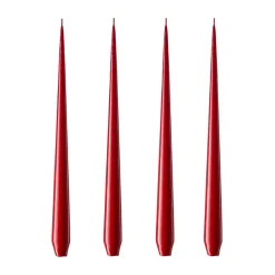 Bougie ester & erik Lot de 4 laquée, winter berry, 32 cm