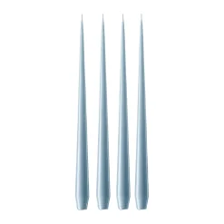 Bougie ester & erik Lot de 4 laquée, Dusty blue 83, 32 cm