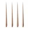 Bougie ester & erik Lot de 4 mat, ice latte, 32 cm