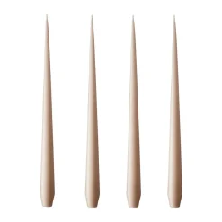 Bougie ester & erik Lot de 4 mat, ice latte, 32 cm