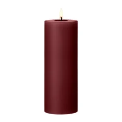 Bougie LED bloc Ester & Erik, 44/2 Deep Wine, 20cm
