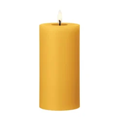 Bougie LED bloc Ester & Erik, 85 Mango, 15cm