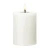 Bougie LED bloc Ester & Erik, 10 Silky, 10cm