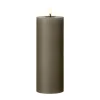 Bougie LED bloc Ester & Erik, 77 Caviar, 20cm