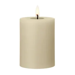 Bougie LED bloc Ester & Erik, 14 Pale ginger, 10cm