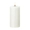 Bougie LED bloc Ester & Erik, 10 Silky, 15cm