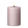 Bougie LED bloc Ester & Erik, 52 Soft Rose, 10cm