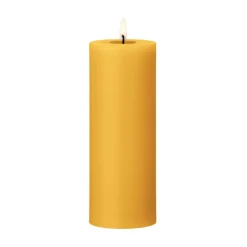 Bougie LED bloc Ester & Erik, 85 Mango, 20cm