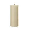 Bougie LED bloc Ester & Erik, 14 Pale ginger, 20cm