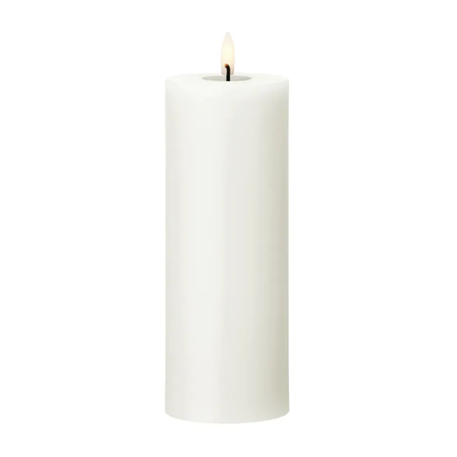 Bougie LED bloc Ester & Erik, 10 Silky, 20cm