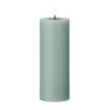 Bougie LED bloc Ester & Erik, 67 Jade stone, 20cm
