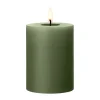 Bougie LED bloc Ester & Erik, 70 Green Soil, 10cm