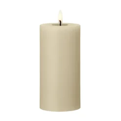 Bougie LED bloc Ester & Erik, 14 Pale ginger, 15cm