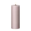 Bougie LED bloc Ester & Erik, 52 Soft Rose, 20cm