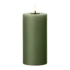 Bougie LED bloc Ester & Erik, 70 Green Soil, 15cm