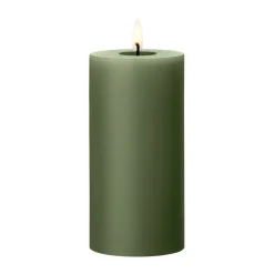 Bougie LED bloc Ester & Erik, 70 Green Soil, 15cm