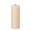 Bougie LED bloc Ester & Erik, 11 Ice Latte, 20cm