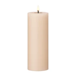 Bougie LED bloc Ester & Erik, 11 Ice Latte, 20cm