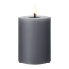 Bougie LED bloc Ester & Erik, 74 Dark Slate, 10cm