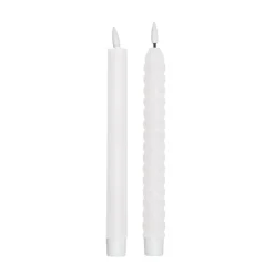 Bougie LED Design Letters lot de 2, Off White