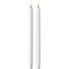 Bougie LED STOFF by Uyuni Lighting Lot de 2, Blanc