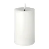 Bougie Melt bloc LED Bright 15 cm, Blanc