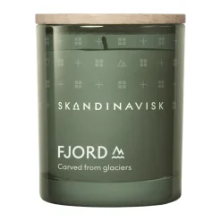 Bougie parfumée avec couvercle Fjord, 65 g
