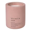 Bougie parfumée Fraga 55 heures, Sea salt & Sage-Withered Rose
