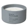 Bougie parfumée Fraga 25 heures, Rose & White Musk-Flintstone