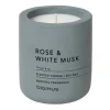Bougie parfumée Fraga 24 heures, Rose & White Musk-Flintstone