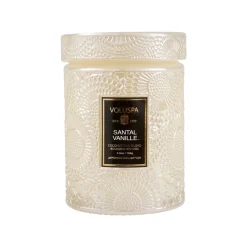 Bougie parfumée Japonica pot en verre 50 heures, Santal Vanille
