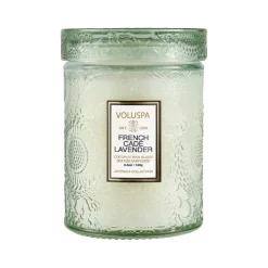 Bougie parfumée Japonica pot en verre 50 heures, French Cade & Lavender