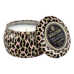 Bougie parfumée Maison Noir Mini Tin 25 heures, Pink Citron Grapefruit