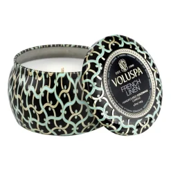 Bougie parfumée Maison Noir Mini Tin 25 heures, French Linen