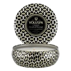 Bougie parfumée Maison Noir 3-wick Tin 40 heures, Crisp Champagne