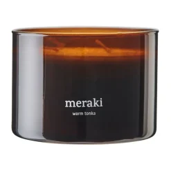Bougie parfumée Meraki, 60 heures, Tonka chaud