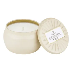 Bougie parfumée Vermeil Mini Tin 25 heures, Coconut Papaya