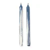 Bougie stéarine Dryp Lot de 2, Deep Blue
