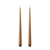 Bougies LED ester & erik lot de 2, 23 Raw Toffee , 30 cm