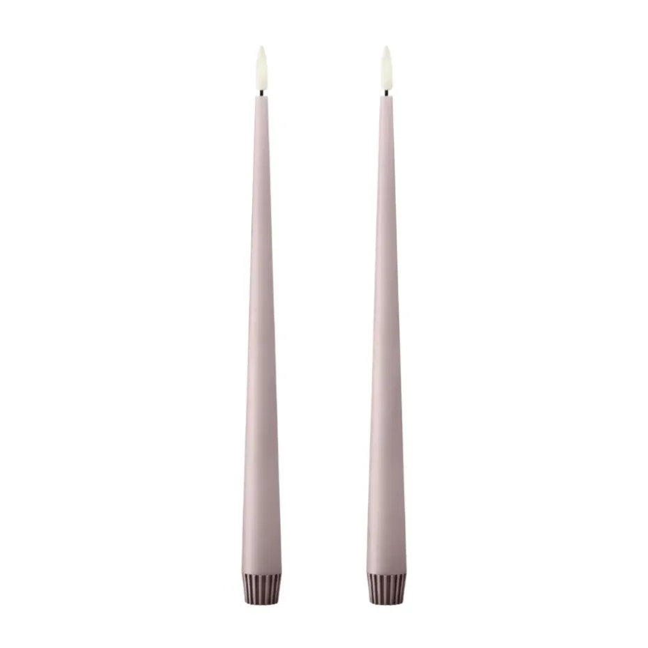 Bougies LED ester & erik lot de 2, 52 Soft Rose , 30 cm
